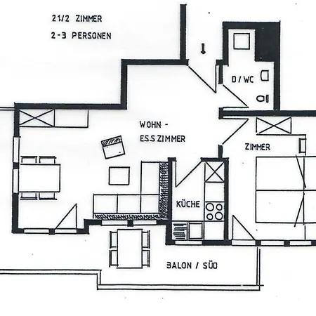 Swiss Appartement-fewo 2-bettwohnung Nr- 7 By Interhome Saas-Fee